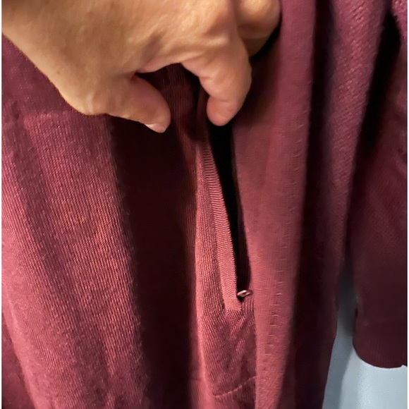 Deep Burgundy Away Hoodie w/ Nexk Cozyness & Kangaroo 🦘 Pockets w/ Zippers!! - Picture 3 of 8